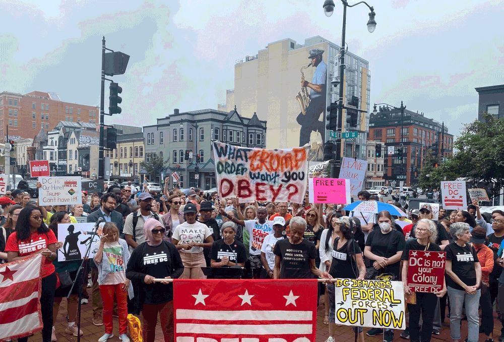 On September 6, we march to Stop the Trump Takeover. Show up at Malcolm X Park (16th St NW & W St NW) on Saturday, September 6 at 11 AM. We march at 12 PM. Allies join us!