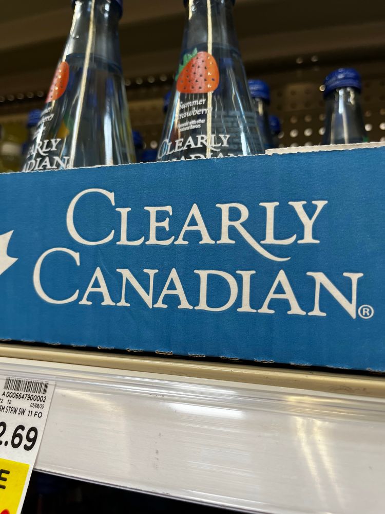 Box for Clearly Canadian drink