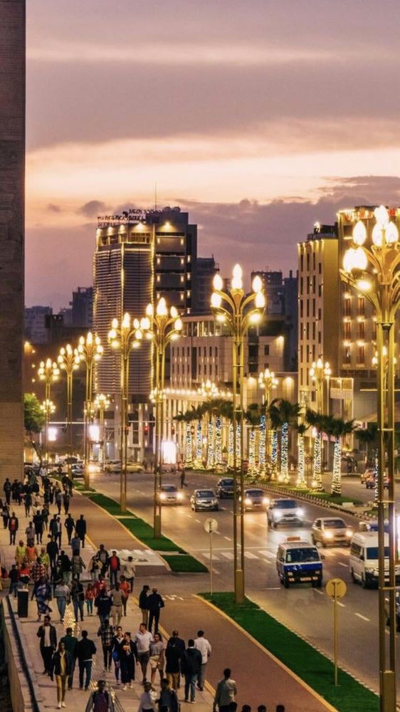 No one walks on the bike lane in Addis Ababa, Ethiopia