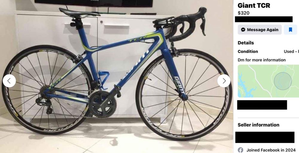 Fishy or good buy? Giant TCR w/ ultegra for $350