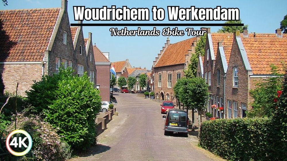 E-biking 🇳🇱: Woudrichem to Werkendam The Netherlands – 4K HDR | woudrichem street vlog