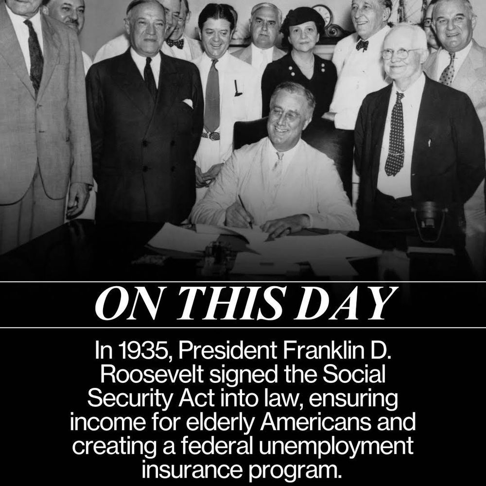 Story here 👉️ https://7ny.tv/4ozEr8P | When President Franklin D. Roosevelt signed the Social Security Act into law 90 years ago this week, he vowed it would...