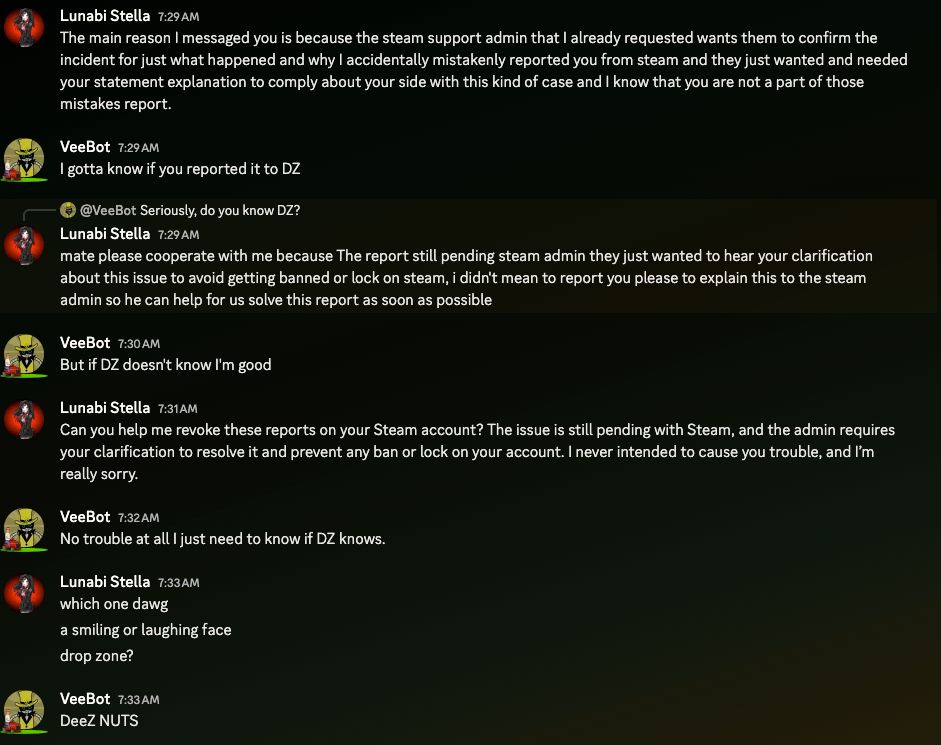 Confused, they continue their script and ask who DZ is, to get the response of "DeeZ Nuts".