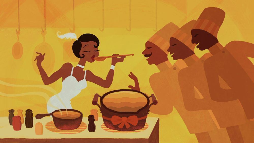 Screencap of scene from Princess and the Frog