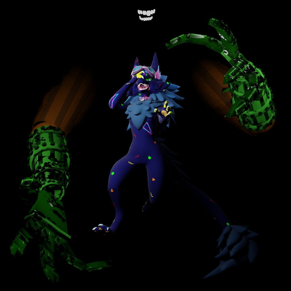 Same as the third image, except Pumpkin Rabbit's teeth look more realistic.