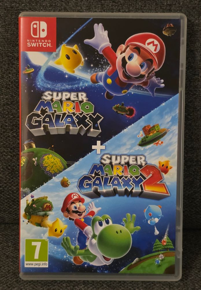 A copy of Super Mario Galaxy + Super Mario Galaxy 2.