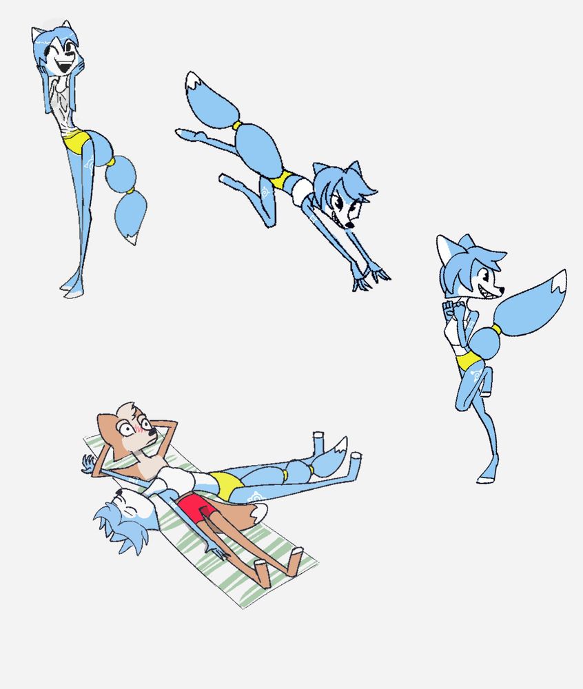 he fox and she fox

more swimsuit vignettes 