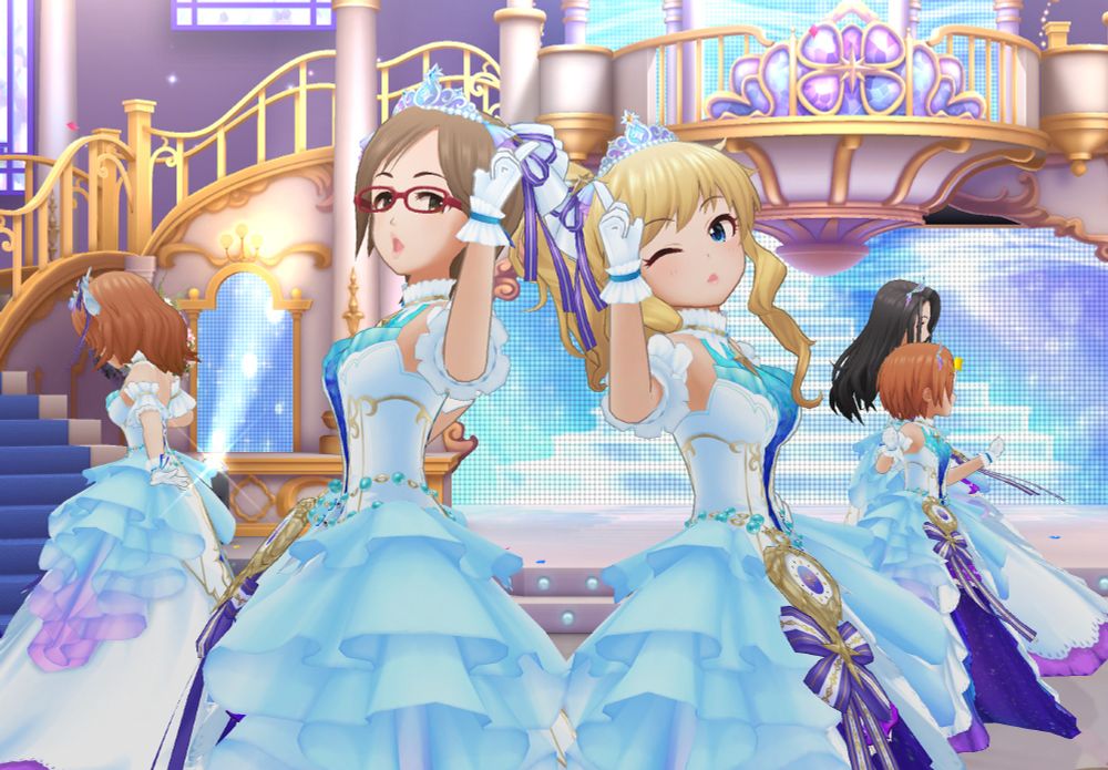 アイドルマスター シンデレラガールズのスクリーンショット 相川千夏と大槻唯