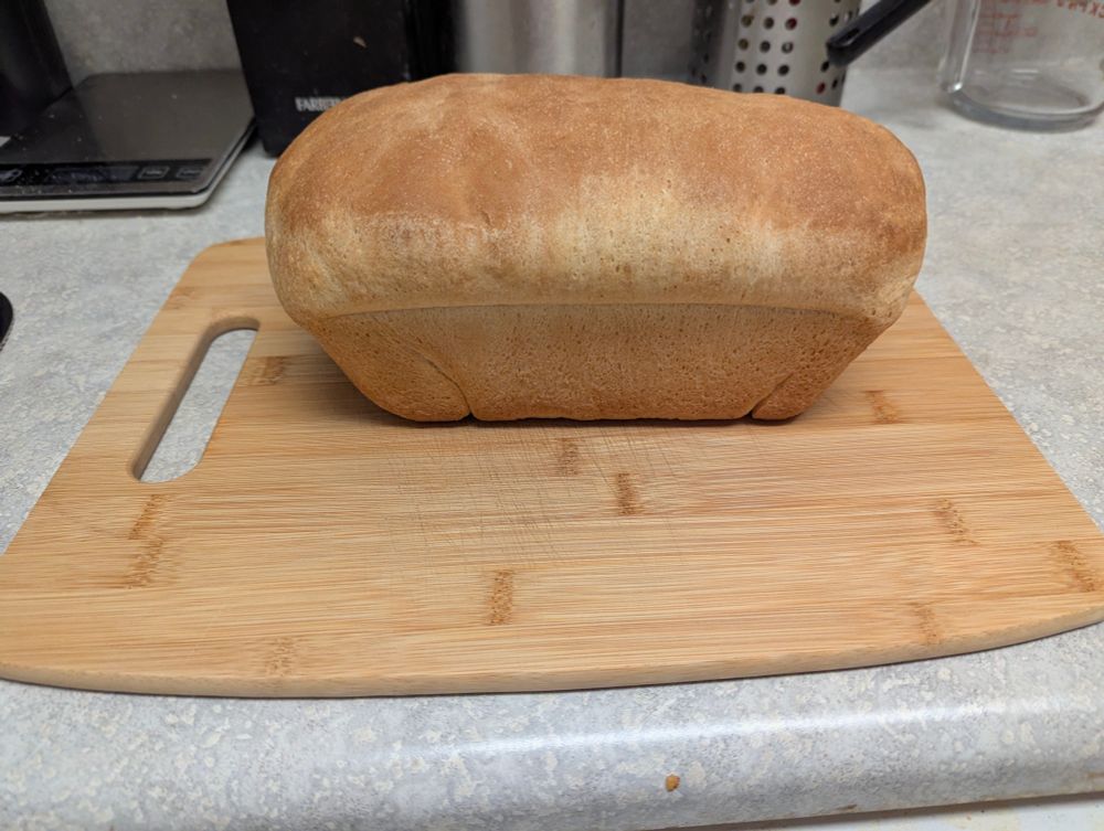 A loaf of homemade bread that I made
