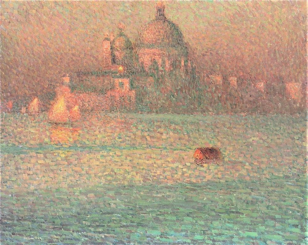The Salute, Winter Morning, Venice, Henri Le Sidaner  1907