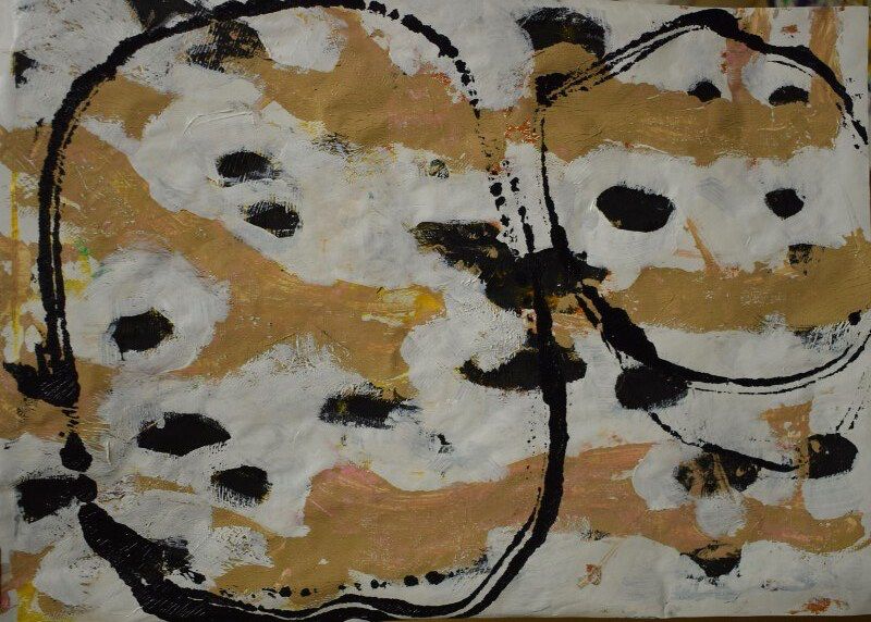 Abstract patterns from hill shapes. 