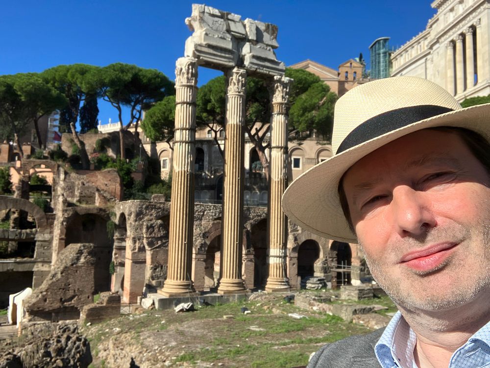 Me in Rome with some Roman Ruins  (Forum Romani)