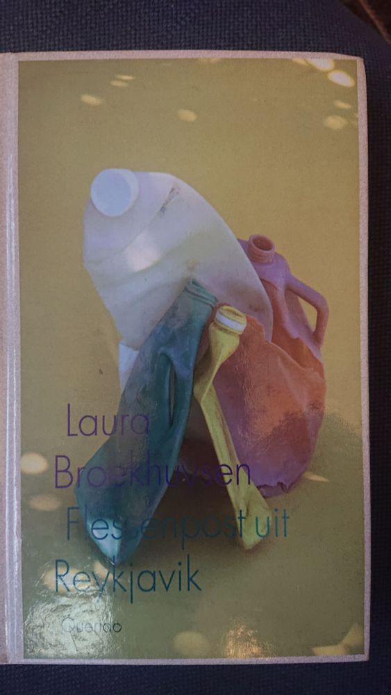 Kaft Flessenpost uit Reykjavik Laura Broekhuysen