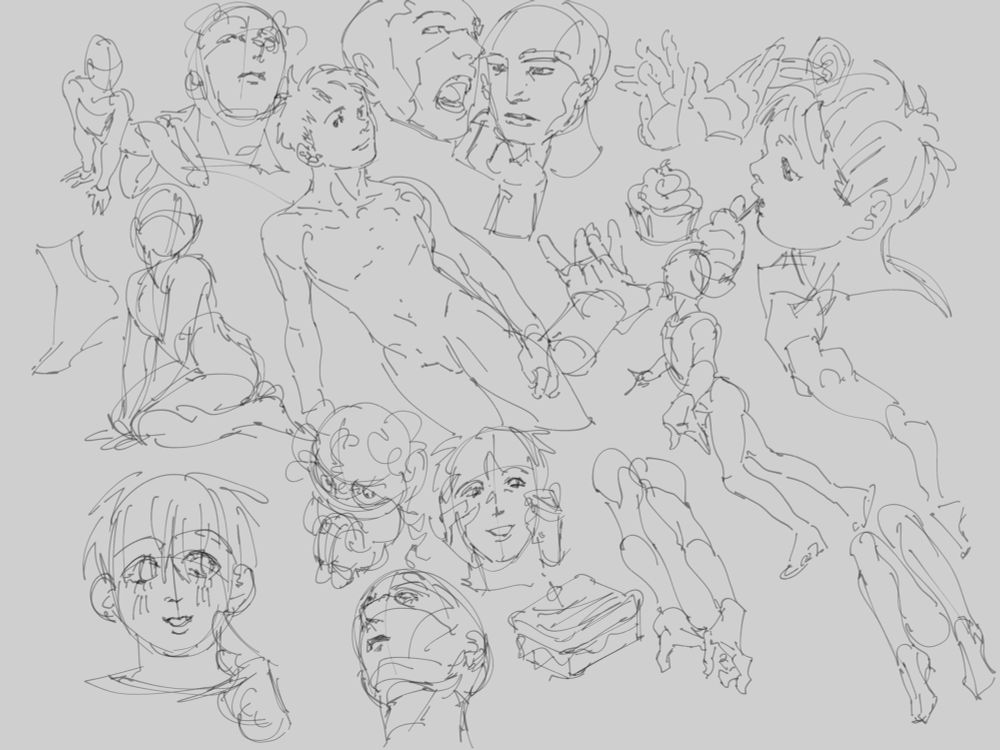 random doodles from memory