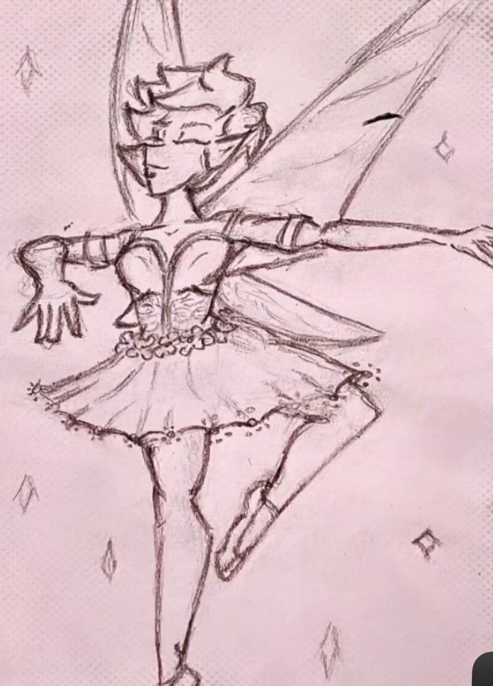 I have a bad habit of never dating or signing my doodles, but my phone tells me this is a picture of a pencil sketch circa 2022