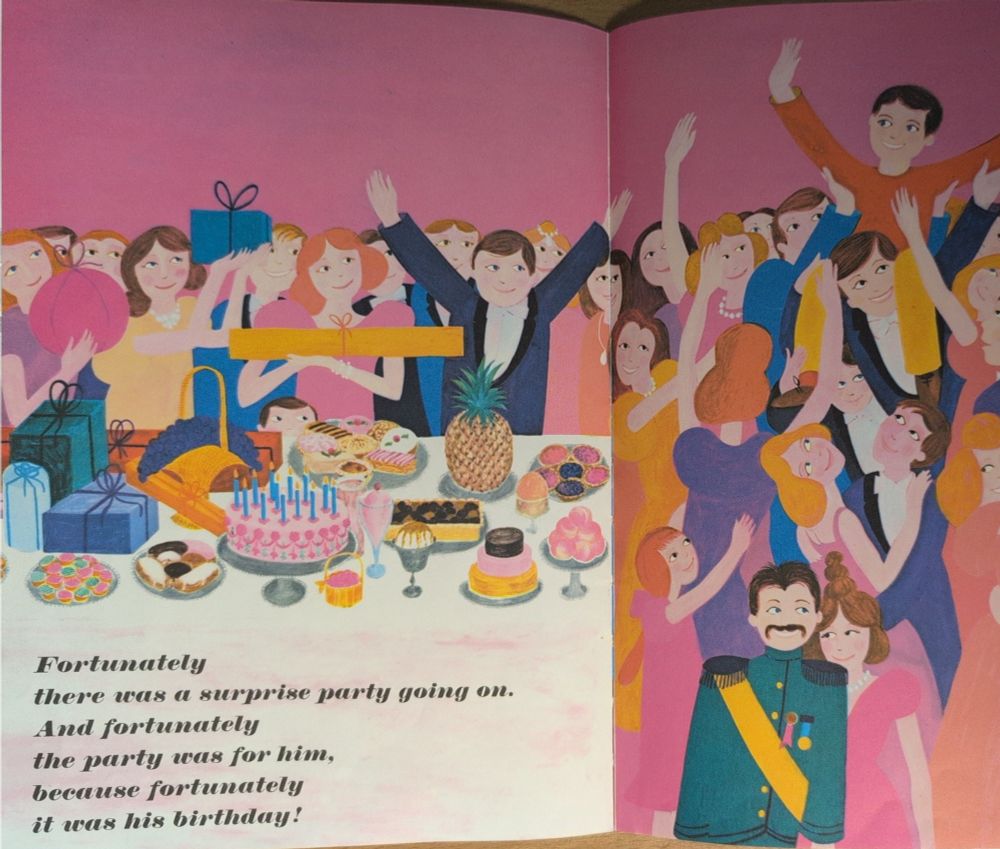 Fortunately it was a party for his birthday 