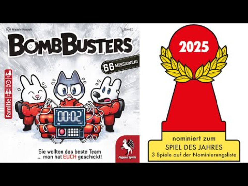 Nominiert zum Spiel des Jahres: Bomb Busters