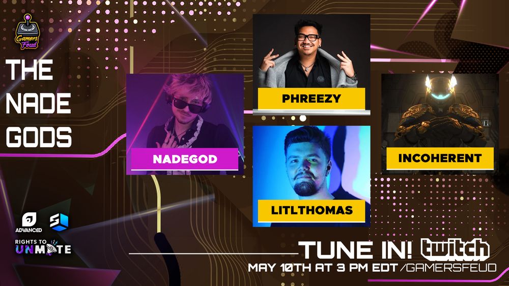 The NadeGods featuring NadeGod, Phreezy, LitLThomas, and Incoherent.