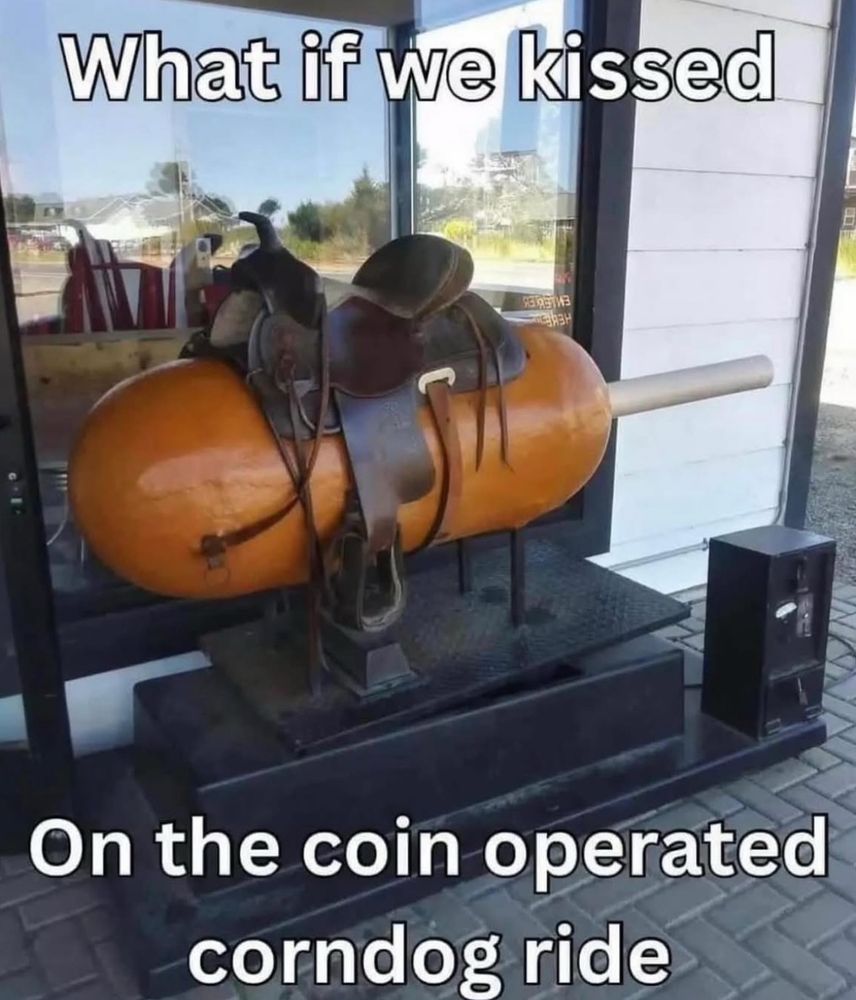 What if we kissed
On the coin operated corndog ride