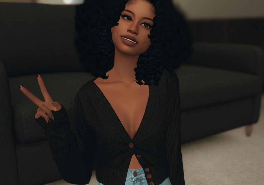 My simself serving hair, body, and face. 😘