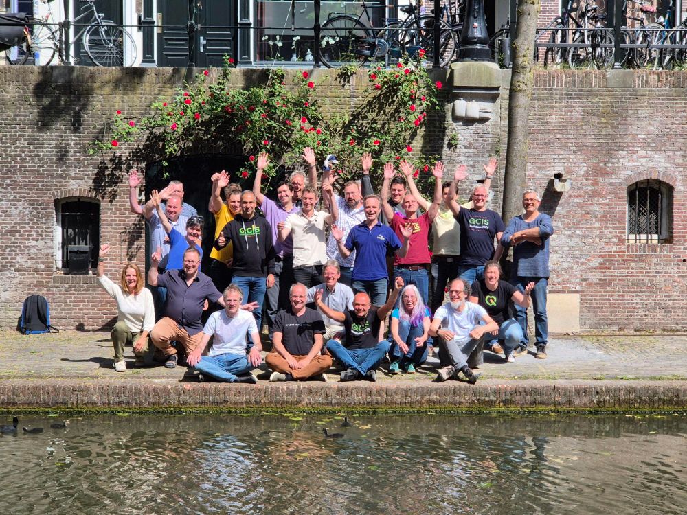 Groepsfoto QGIS Gebruikersgroep Nederland