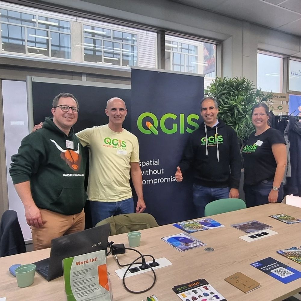 QGIS stand op de HAS Geo Experience