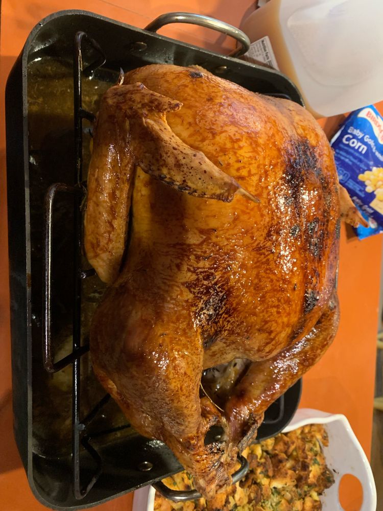 Turkey cooked post-glaze