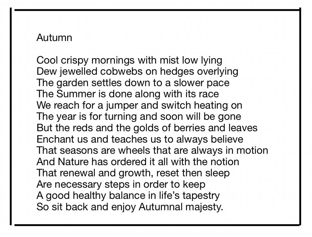 Poem about autumn
