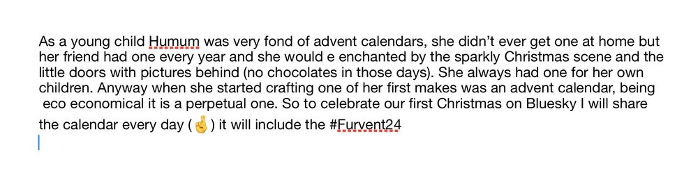 Text explanation of a posting series for the season of advent 