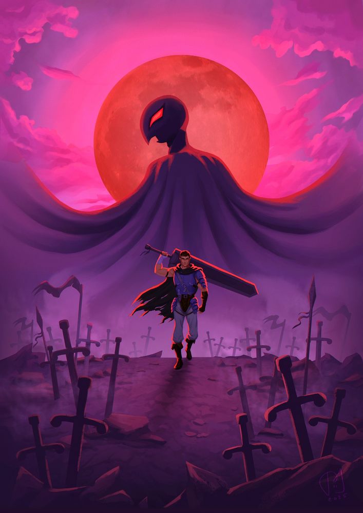berserk fanart illustration
