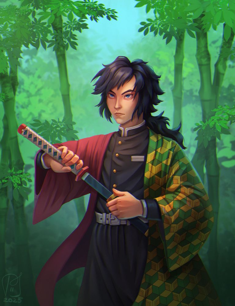 tomioka demon slayer fanart