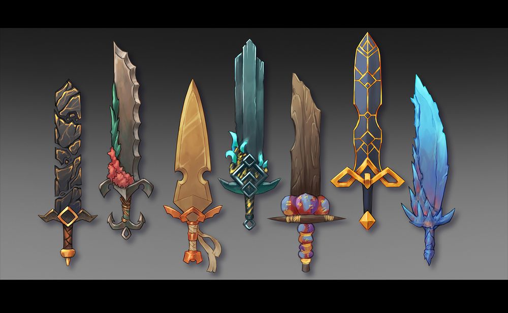 Set of fan art props for expedition 33