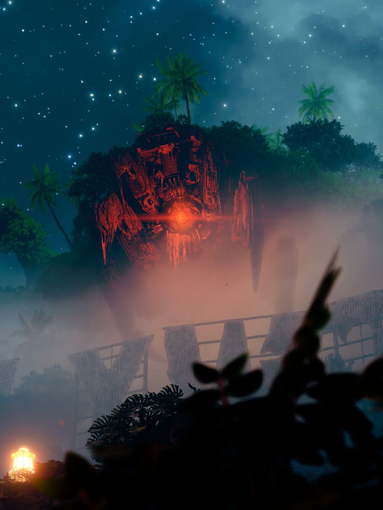 Horus is activated behind the Hollywood sign 