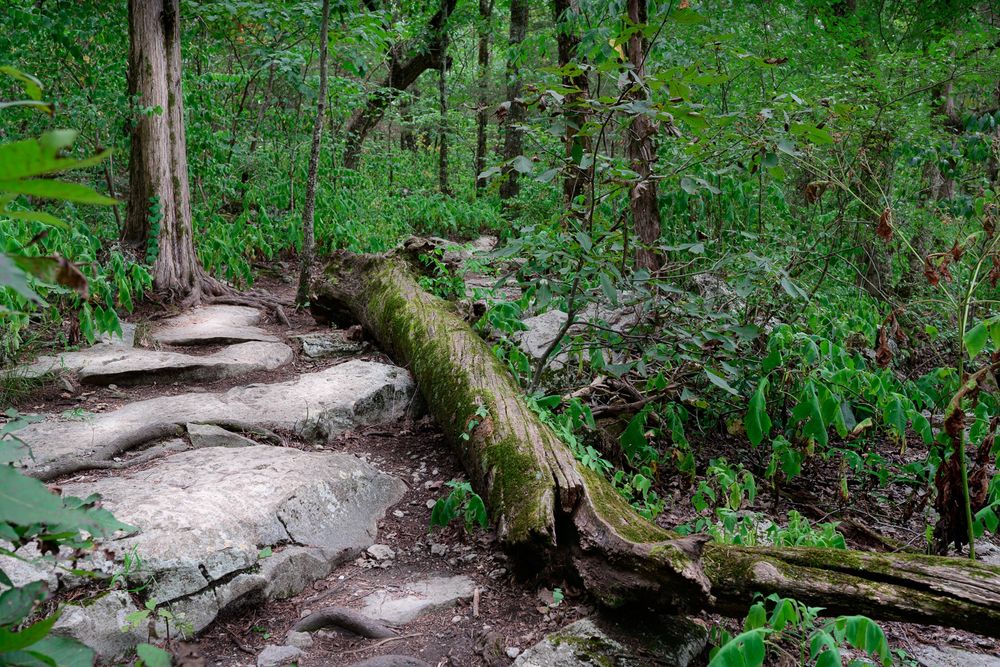 Rainbow mountain hiking trail