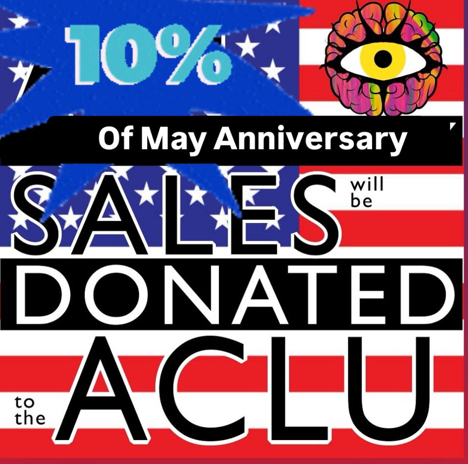 10% of Pedal Brainz sales in May will be donated to the ACLU