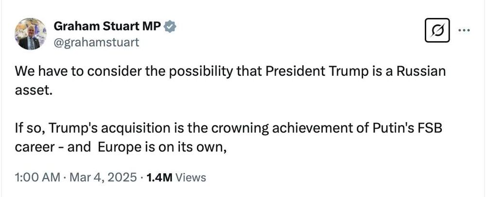 UK intelligence on Trump and Putin