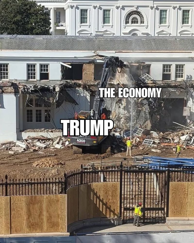 The White House isn't the only thing Trump is tearing down