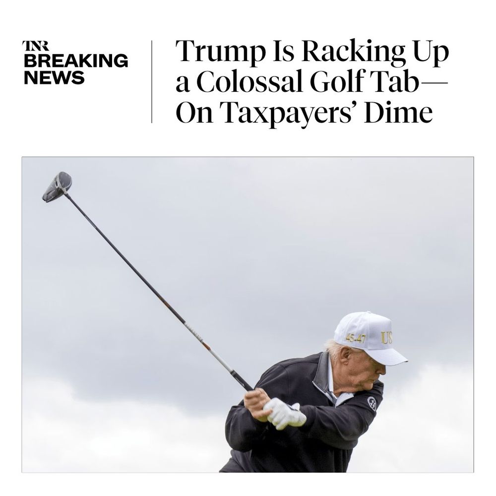 Trump is racking up a colossal golf tab on taxpayers' dime