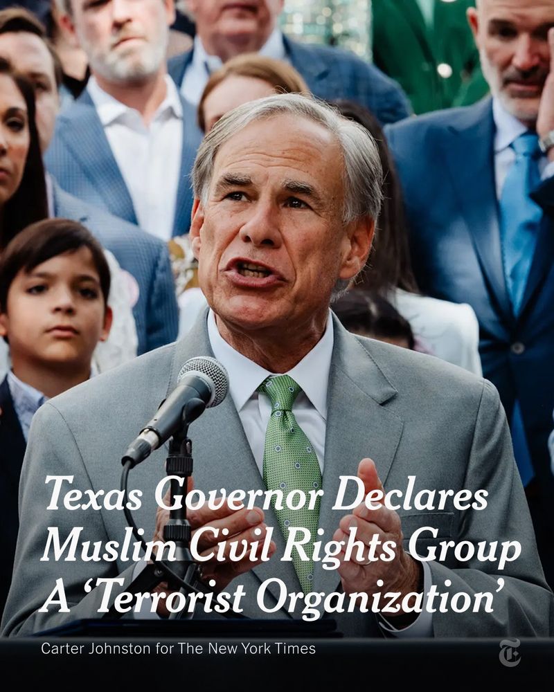 Abbott declares Muslim civil rights group a terrorist organization