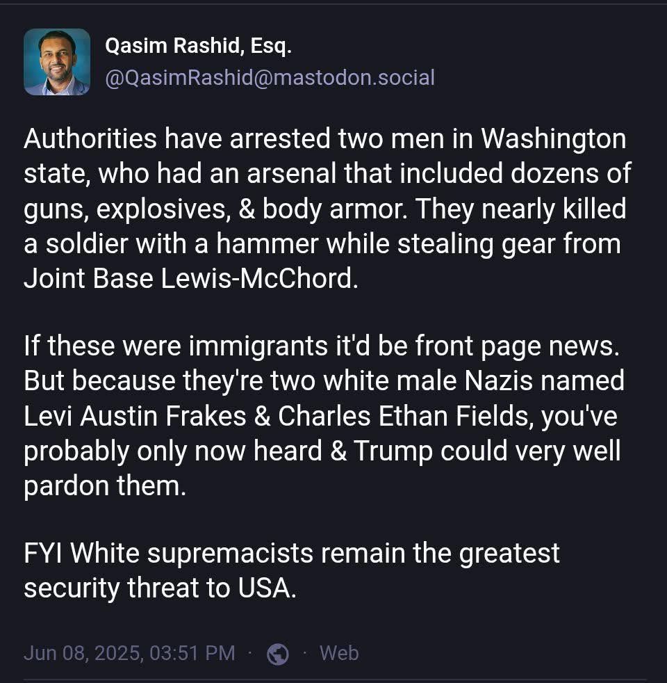 Trump's Nazi White supremacists arrested in Washington state with arsenal of weapons