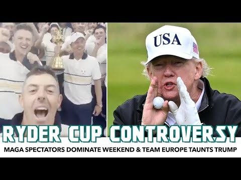 European Golfers Taunt Trump After Big Win, Following Controversy Of MAGA Spectators