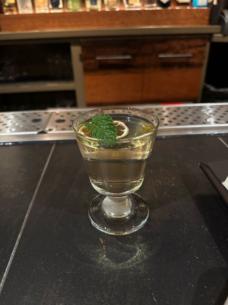 Cocktail at Giulia in Cambridge MA!
