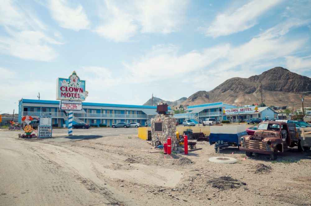 Discover the eerie history of Nevada's Old Tonopah Cemetery, final resting place of plague victims and miners, located beside a clown-themed motel
