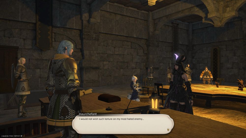 Haurchefant: I would not wish such torture on my most hated enemy…