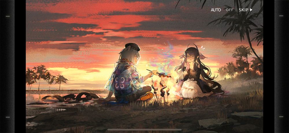 The First Ending of Arknight's IS3 where Mizuki is cooking the remains of Highmore's Seaborn from which she does not want to eat