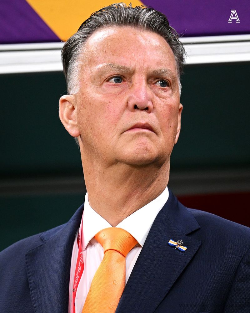 Louis van Gaal, Head Coach of Netherlands, looks on prior to the FIFA World Cup Qatar 2022 Group A match between Netherlands and Qatar at Al Bayt Stadium on November 29, 2022 in Al Khor, Qatar.