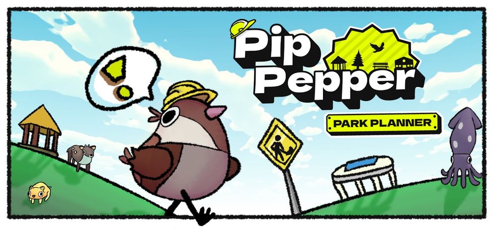Splash art for the game Pip Pepper Park Planner