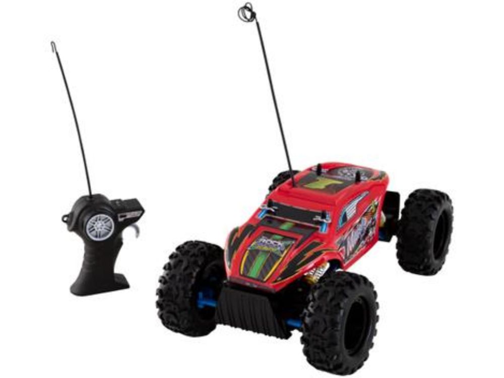 Carrinho de Controle Remoto Tech R/C - Rock Crawler Extreme 2 Funções Maisto - Carrinho de Controle Remoto - Magazine Lojasmso