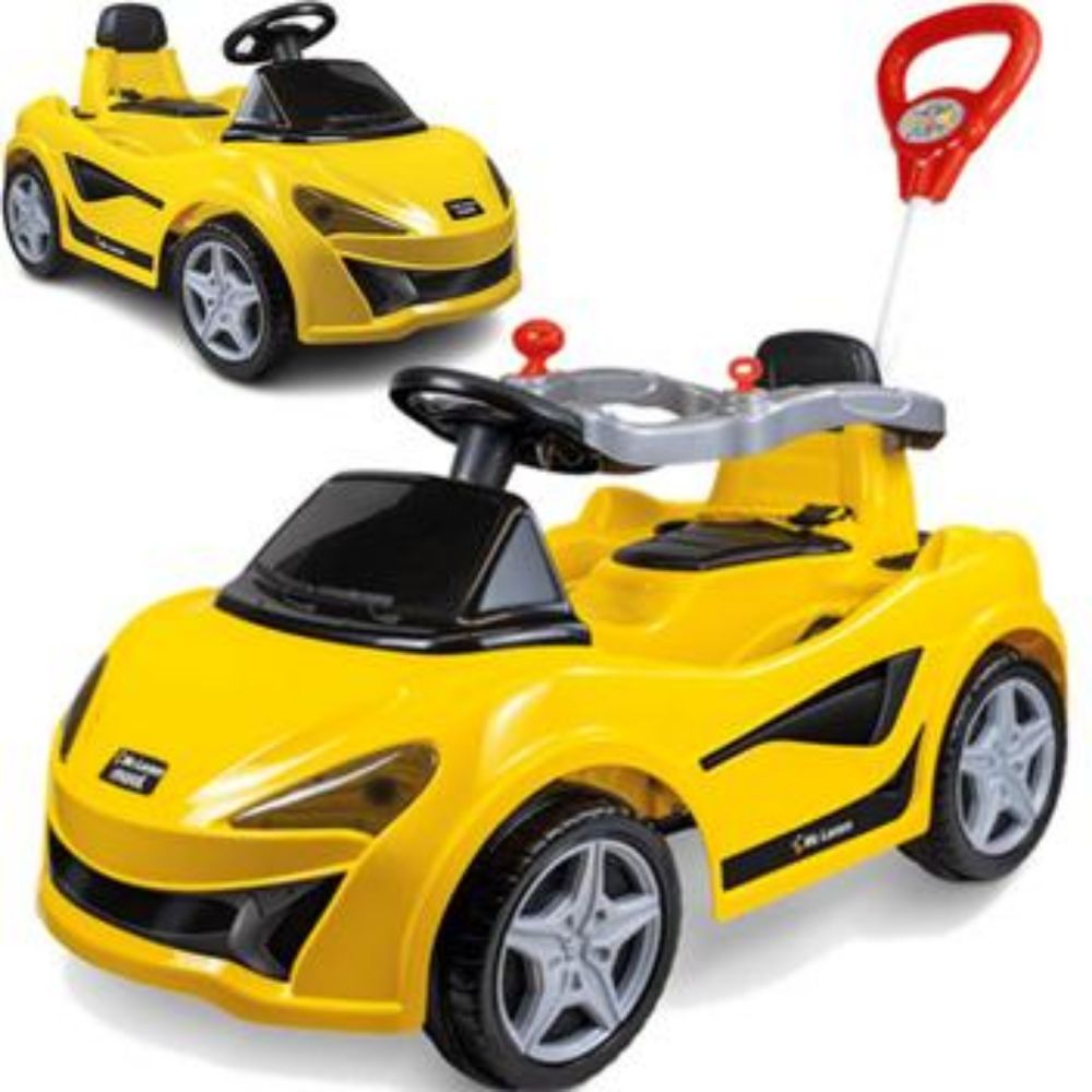 Carrinho de Passeio e Pedal Infantil Maral Mc Laram Amarelo - Carros a Pedal - Magazine Lojasmso