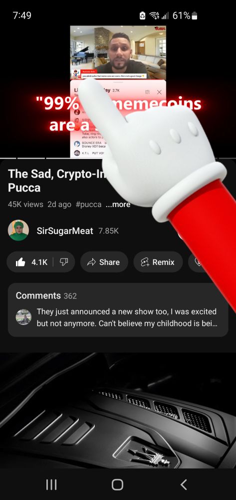 My comment from the pucca livestream appeared in this video